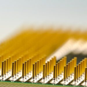Close up view of Computer Processor
